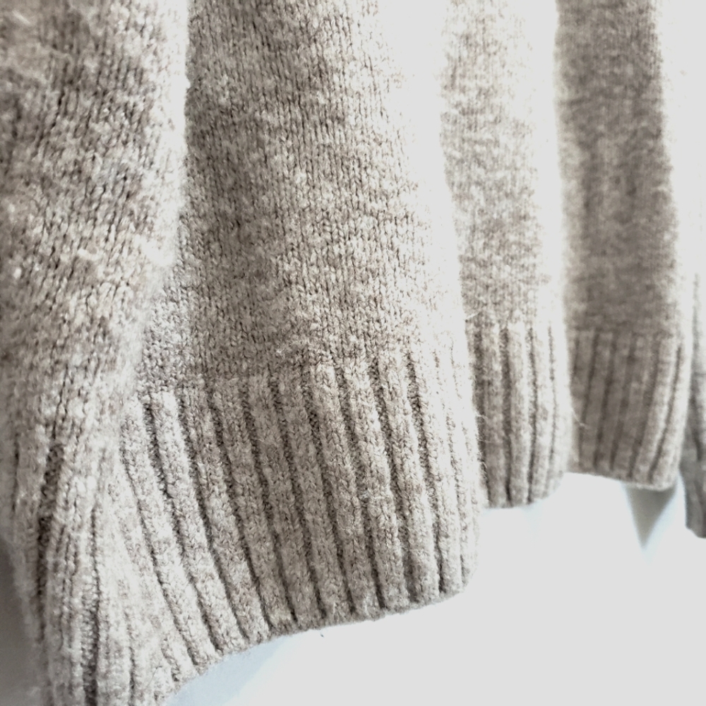 Nwot Max Studio Blush Ribbed Puffed Longsleeve Pullover Sweater - Picture 4 of 11